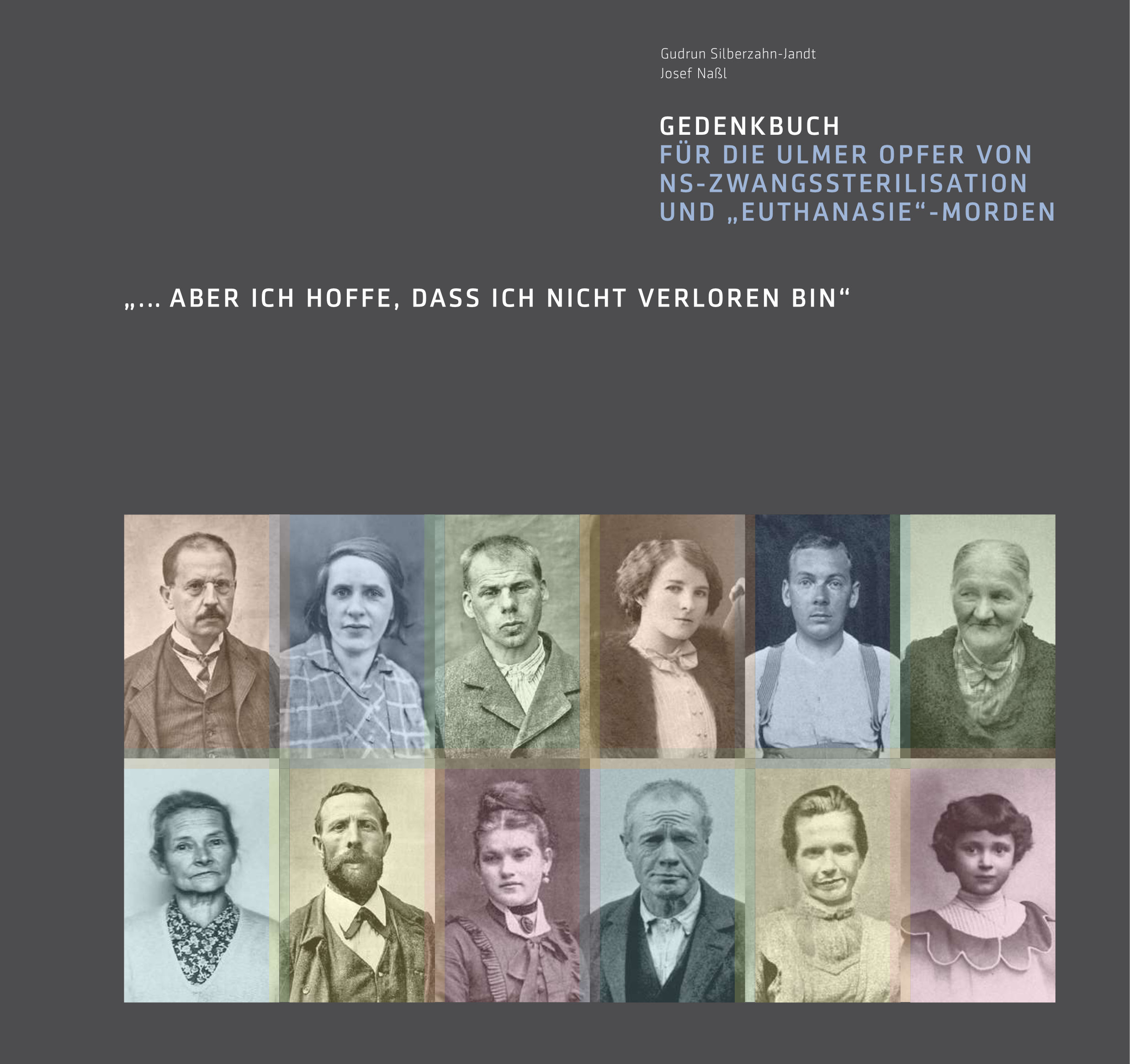 Titelblatt des Gedenkbuchs "... aber ich hoffe, dass ich nicht verloren bin"